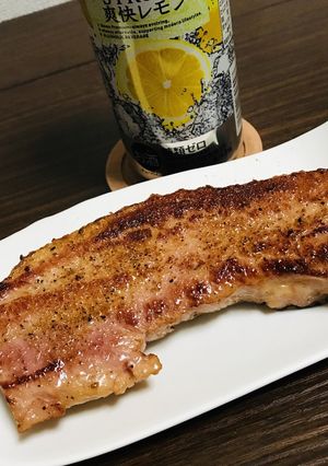 包丁を使わないテキサス風ベーコンステーキ-レシピのメイン写真