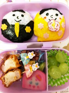 幼稚園のひな祭りお弁当-レシピのメイン写真