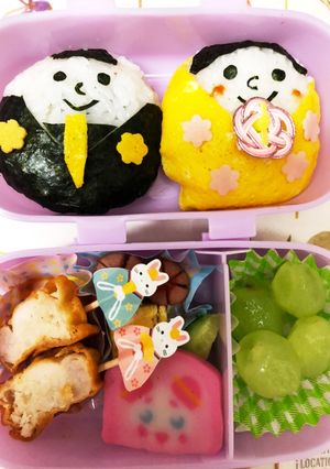 幼稚園のひな祭りお弁当-レシピのメイン写真