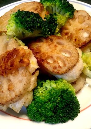 ♡レンコンはんぺんチーズ包み焼き♡-レシピのメイン写真
