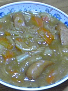 残り物一掃!キャベツカレースープ煮込み-レシピのメイン写真