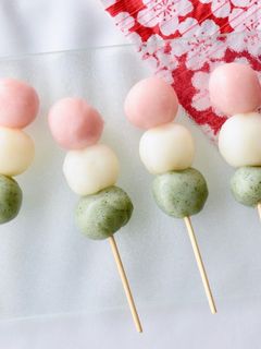 花見や行楽、運動会に☆三色団子 by 南伊勢町 【クックパッド】 簡単