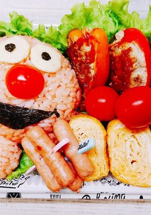 セサミストリート♪エルモ♪キャラ弁♪♪-レシピのメイン写真