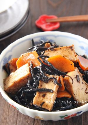 作り置き＊ひじきと厚揚げの煮物-レシピのメイン写真