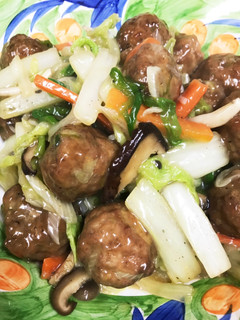 肉団子の野菜あんかけ-レシピのメイン写真