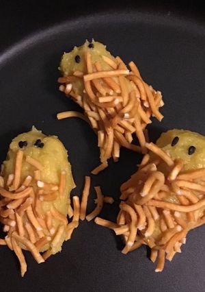 焼芋リメイク　甘じょっぱ　みのむしちゃん-レシピのメイン写真