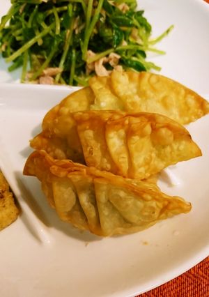 カニサラダの揚げ餃子-レシピのメイン写真