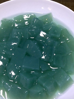 紅菜苔の煮汁で作る青いわらび餅-レシピのメイン写真