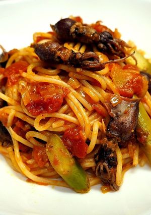 ホタルイカのトマトパスタ-レシピのメイン写真