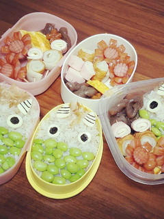 遠足お弁当 キャラ弁 枝豆ごはん -レシピのメイン写真