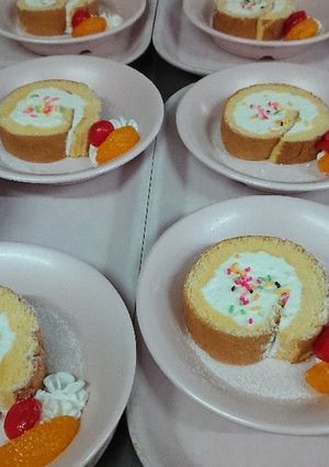 バター不使用！ふわっふわ♪ロールケーキ‍-レシピのメイン写真