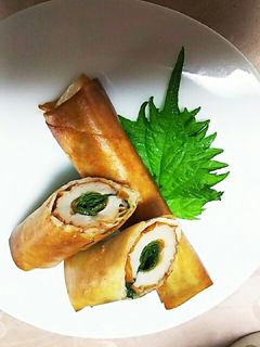 おつまみ 簡単 ちくわ春巻き-レシピのメイン写真