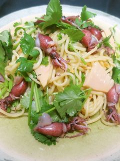 ホタルイカとタケノコのエスニック焼きそば-レシピのメイン写真