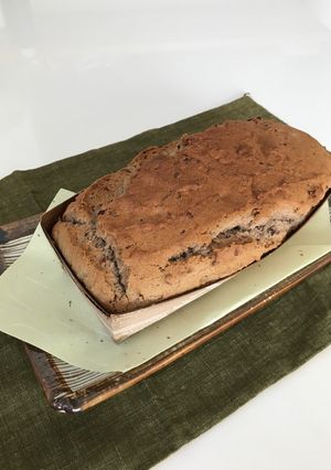 混ぜて焼くだけ！小豆のパウンドケーキ-レシピのメイン写真