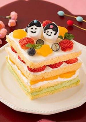 ひなまつりケーキ-レシピのメイン写真