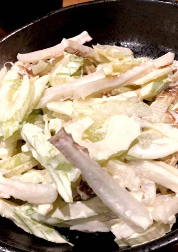 セロリとちくわのワサビマヨサラダ-レシピのメイン写真