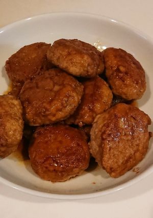 肉団子の甘辛照り焼き-レシピのメイン写真