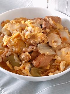 豚こまで!すき焼き風煮込みの卵とじ-レシピのメイン写真