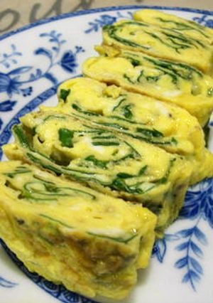 ほうれん草の玉子焼き（お弁当用）-レシピのメイン写真
