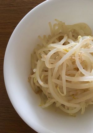鍋ひとつで作る♡手間無しもやしナムル-レシピのメイン写真