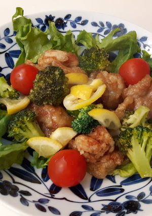 ブロッコリーと鳥唐揚げのレモン風味-レシピのメイン写真
