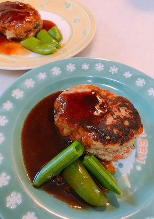 グルテンフリーおから粉ハンバーグ-レシピのメイン写真