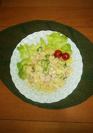 ドレッシングでポテトサラダ-レシピのメイン写真