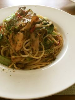 和風きのこ浜納豆パスタ(バター風味)-レシピのメイン写真