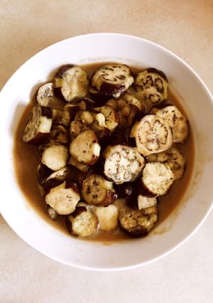 レンジで作るナスの味噌煮(お弁当の具)-レシピのメイン写真
