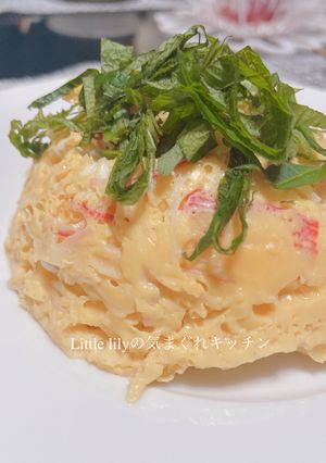 レンジで簡単！かにたま-レシピのメイン写真