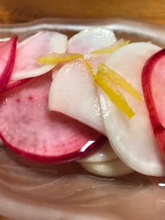 作り置き♡簡単♡紅白カブの柚子甘酢漬け-レシピのメイン写真