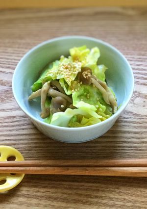 作り置き、キャベツとしめじのレンジナムル-レシピのメイン写真