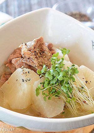 牛すじ肉と大根のスープ煮・ペパーが決め手-レシピのメイン写真