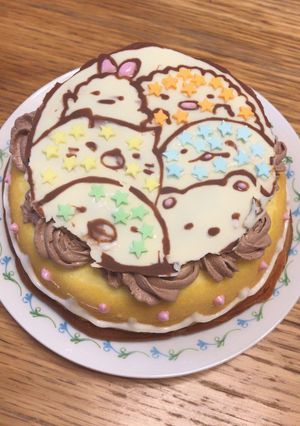 キャラケーキ(プレート)すみっこぐらし-レシピのメイン写真