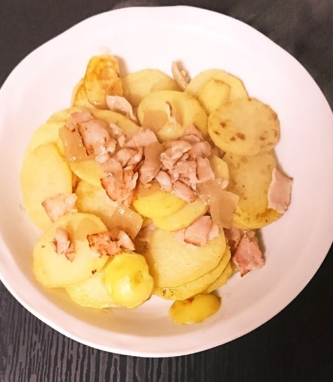 ジャガイモとベーコンのジャーマンポテト♪ by ミミちゃん