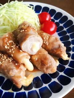 とろり♡肉巻きチーズ-レシピのメイン写真
