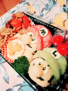スーパーマリオ&ルイージ キャラ弁♪♪-レシピのメイン写真