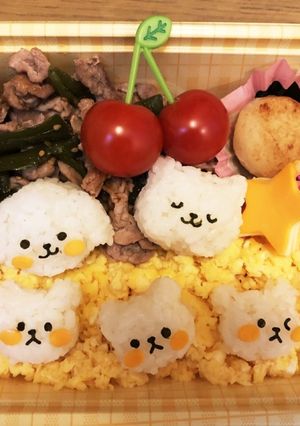 動物いっぱい弁当！！簡単おかず-レシピのメイン写真