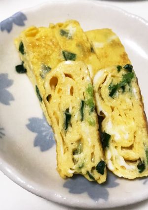 おばあちゃんの味！甘〜いニラの卵焼き☆-レシピのメイン写真