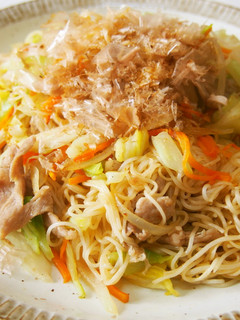 そうめんのあっさり焼きそば♪パリパリ食感-レシピのメイン写真