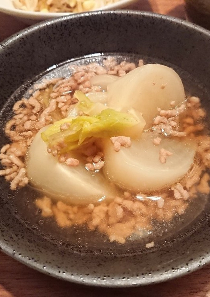 とろっとろ♪蕪のそぼろ煮-レシピのメイン写真