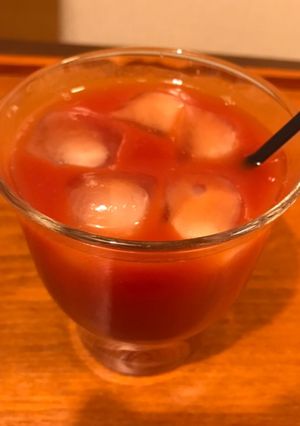 りんご酢でハニートマトジュース♡-レシピのメイン写真