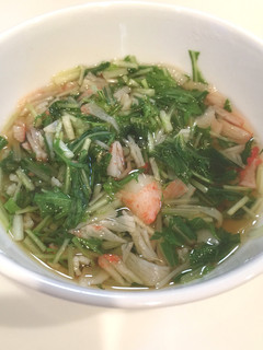 ついでに離乳食⭐️水菜とカニカマで✨-レシピのメイン写真