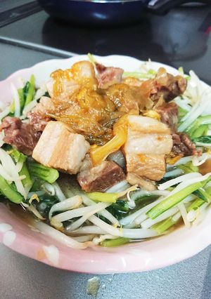 ワインビネガーで さっぱり豚角煮-レシピのメイン写真
