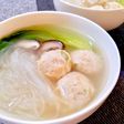 *簡単!やわらか鶏団子と春雨のスープ*