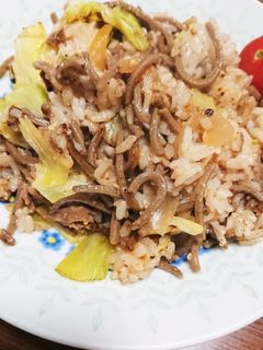 残った和そばで和風そばめし-レシピのメイン写真