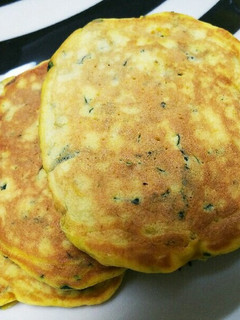 離乳食カボチャとほうれん草のパンケーキ-レシピのメイン写真