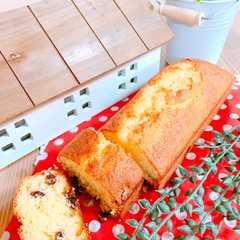 รูปของ 我が家のパウンドケーキ○＊レーズン入り