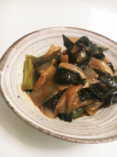 葉玉ねぎの簡単おいしい味噌炒め-レシピのメイン写真