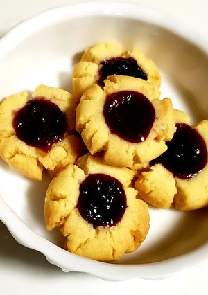 型抜きなしで可愛い♡卵なしジャムクッキー-レシピのメイン写真